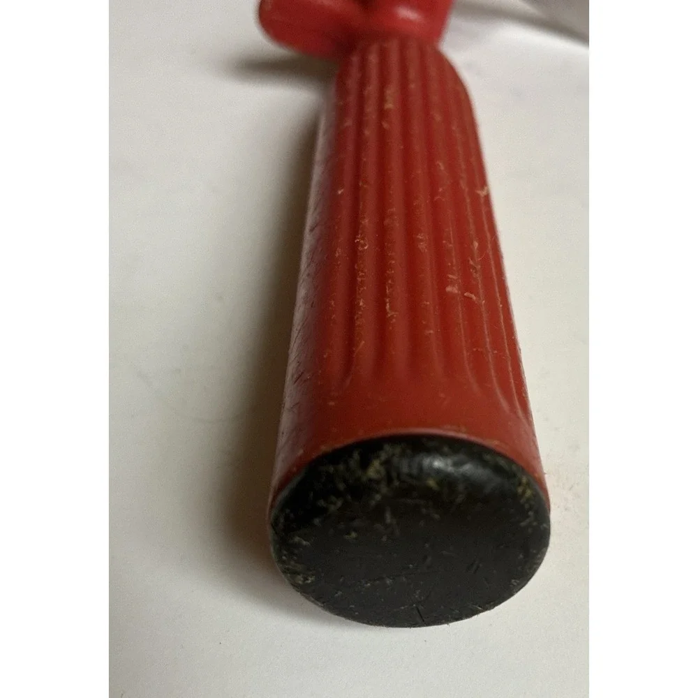 Vollrath Scoop #24 Red 1 1/3 oz Thumb Press Disher‎ Ice Cream Scoop USA Vintage